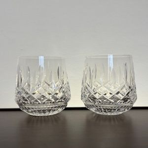Waterford Lismore 7.5 oz Old-Fashioned Crystal Set of 2 Blemished